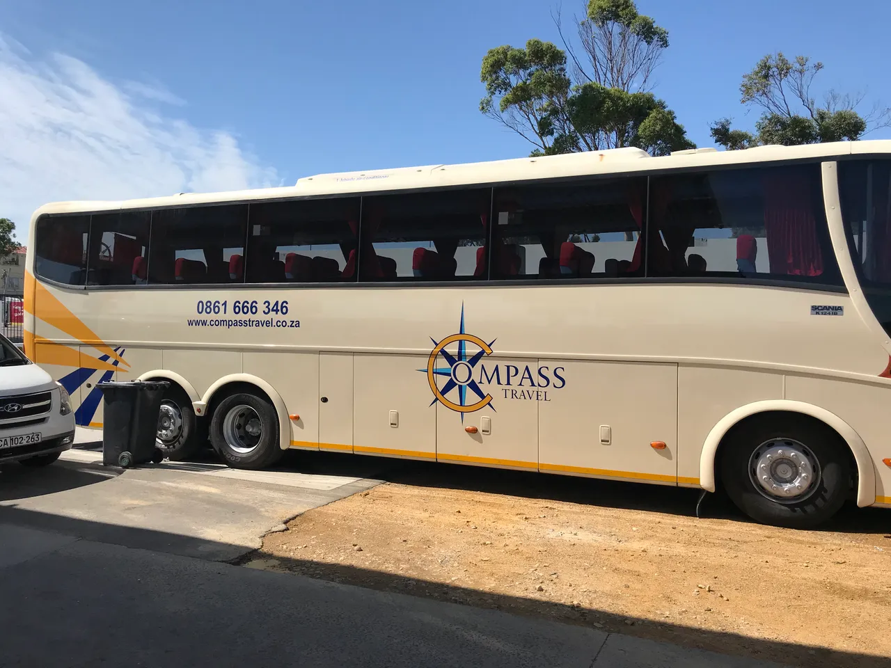 A Compass Travel fleet vehicle